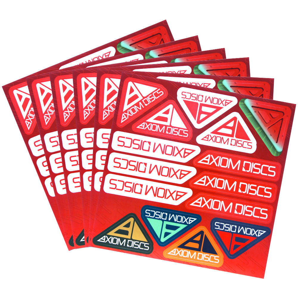 Axiom Sticker Sheet – Red