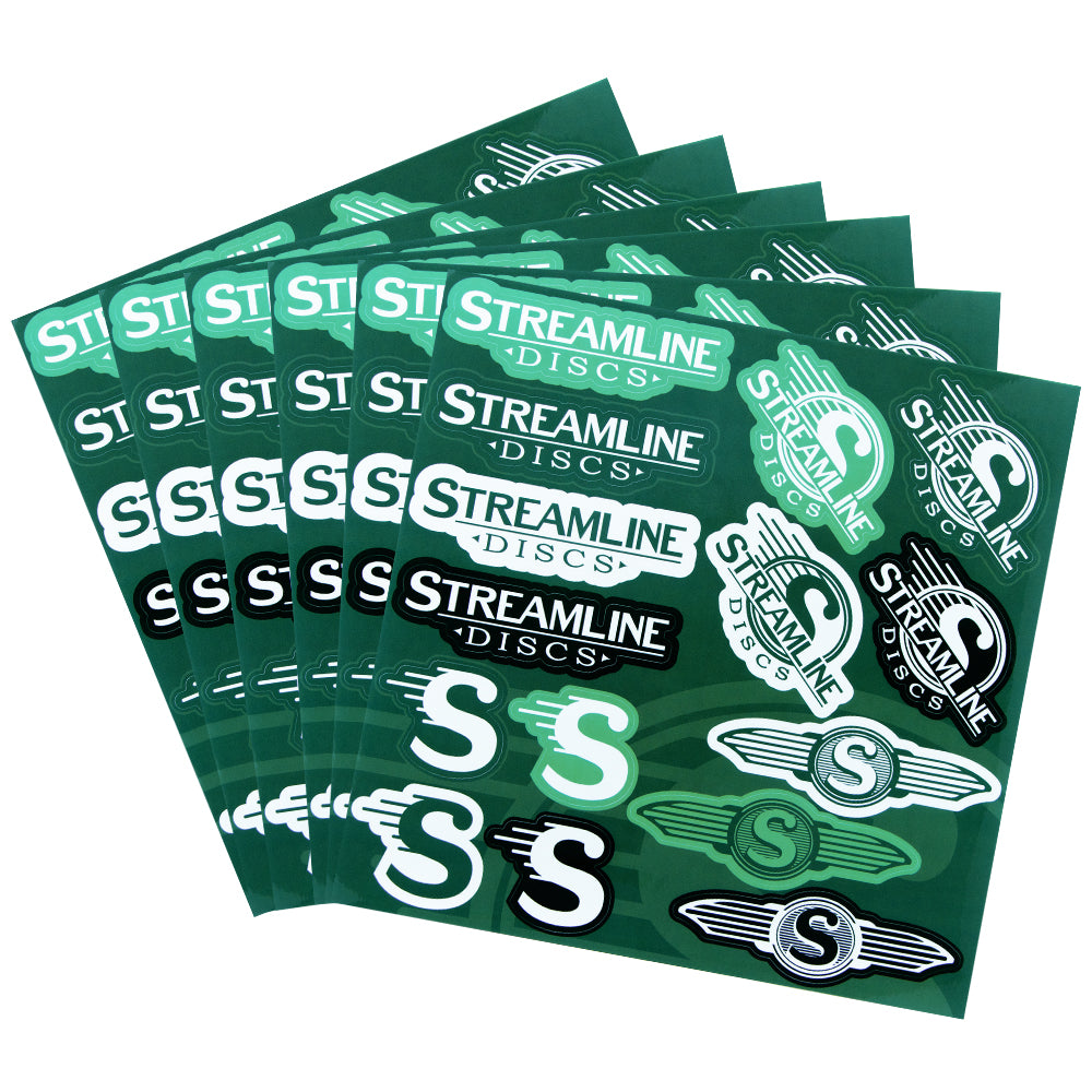 Streamline Sticker Sheet – Green