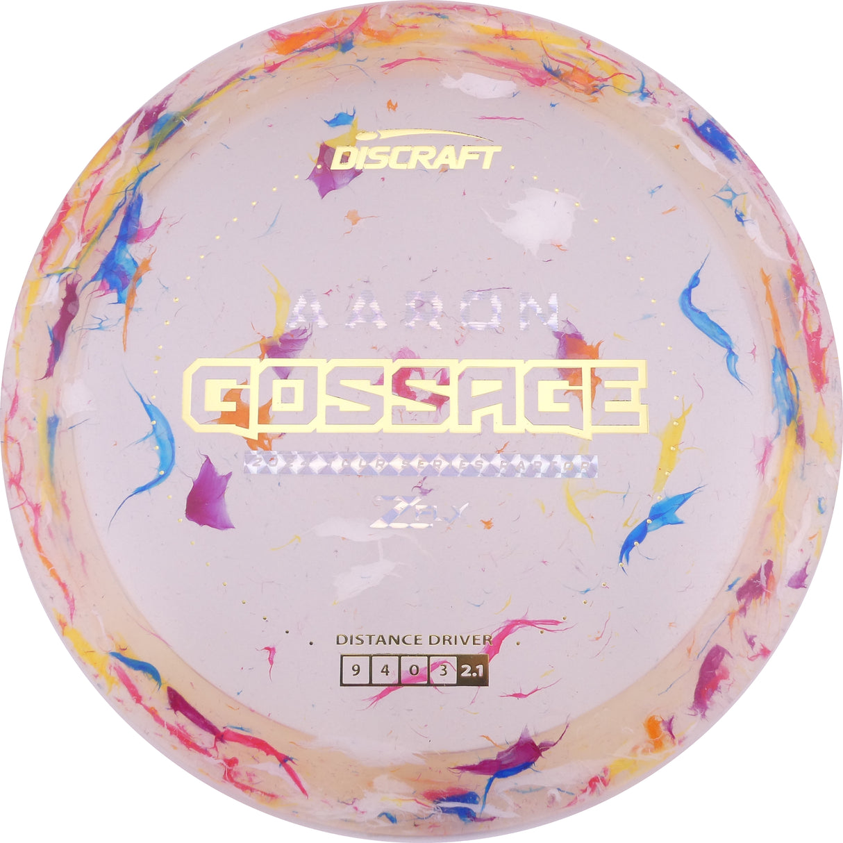 Discraft Jawbreaker Z Flx Raptor - Aaron Gossage 2024 Tour Series control driver disc golf disc