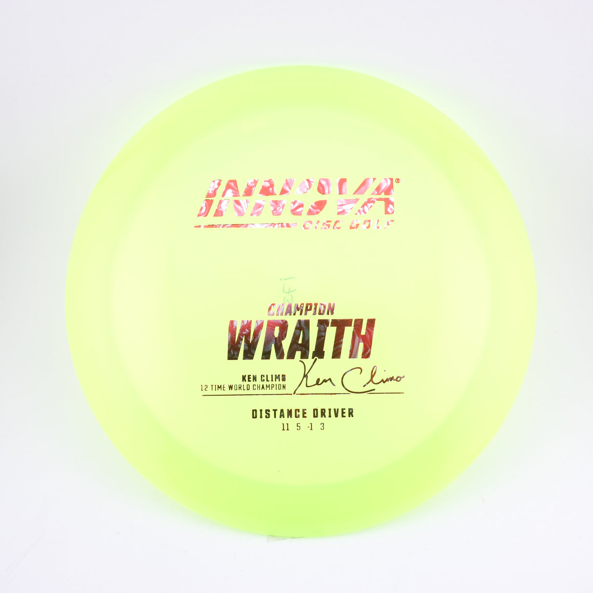 Innova Champion Wraith Distance Driver 173-175g disc golf disc