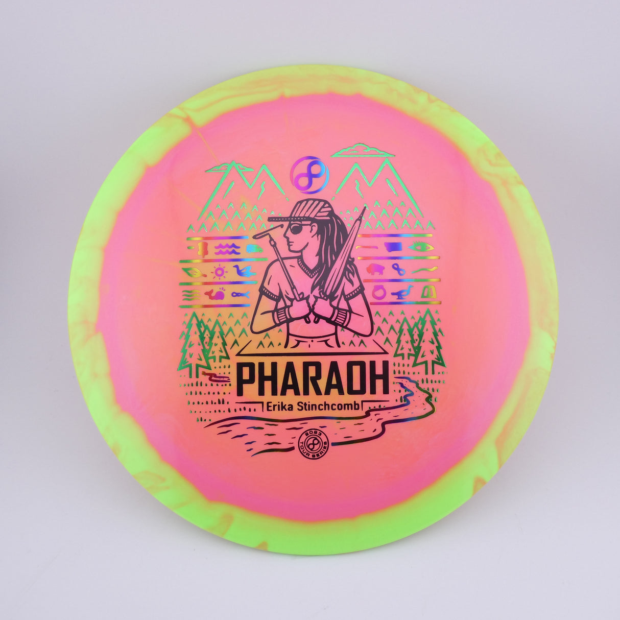 Infinite Halo S-Blend Pharaoh - Erika Stinchcomb Signature Series 173-176g distance driver disc golf disc