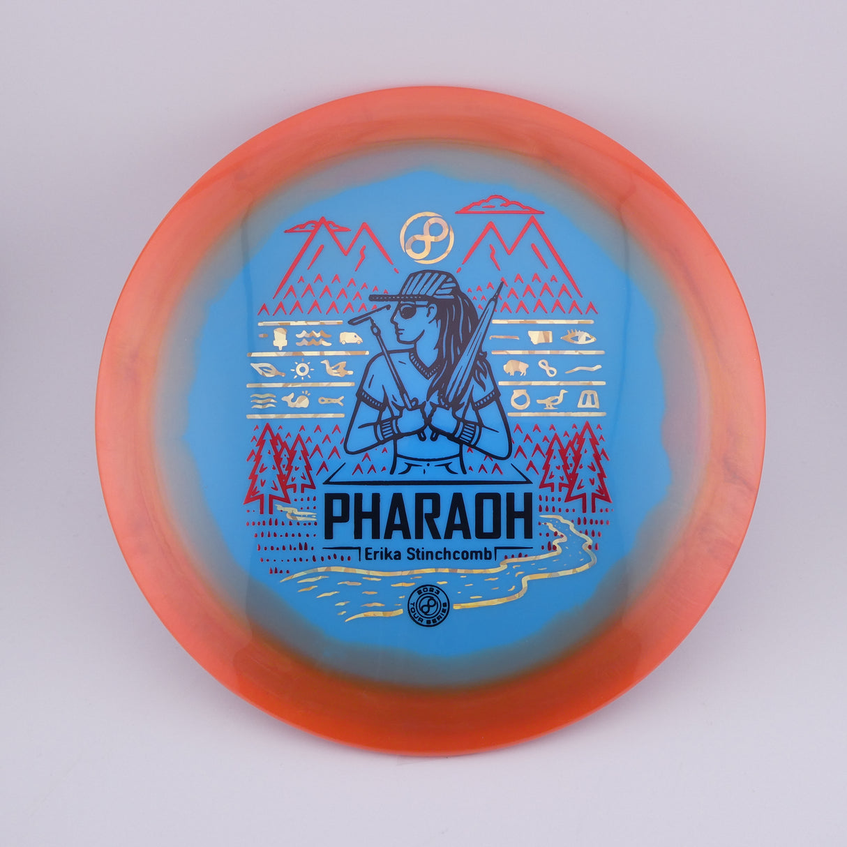 Infinite Halo S-Blend Pharaoh - Erika Stinchcomb Signature Series 173-176g distance driver disc golf disc
