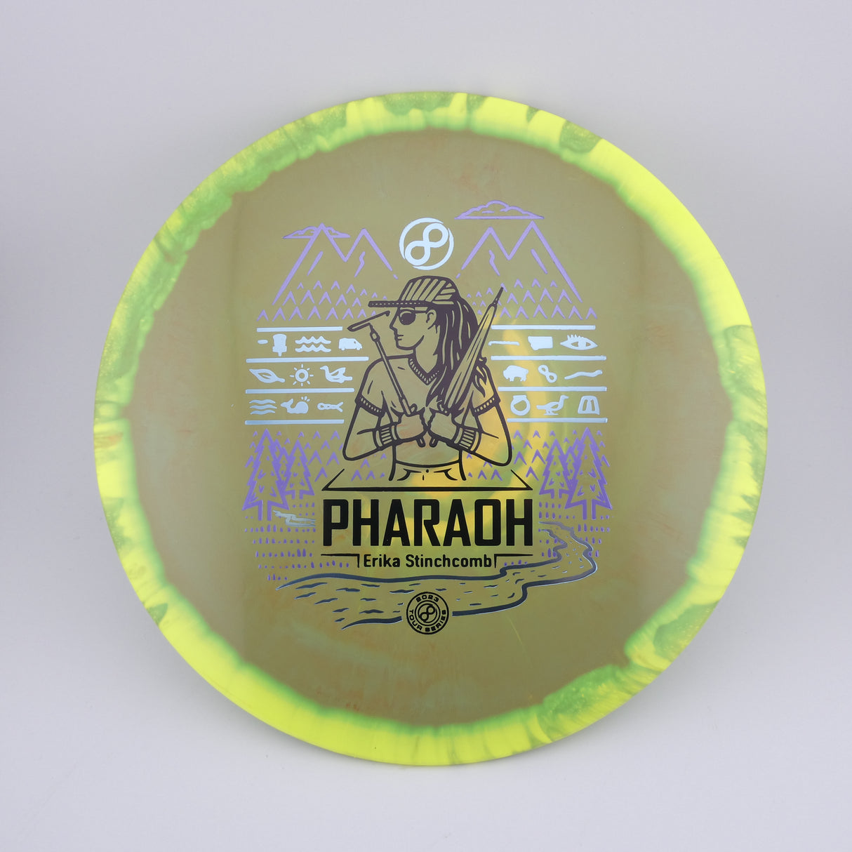 Infinite Halo S-Blend Pharaoh - Erika Stinchcomb Signature Series 173-176g distance driver disc golf disc