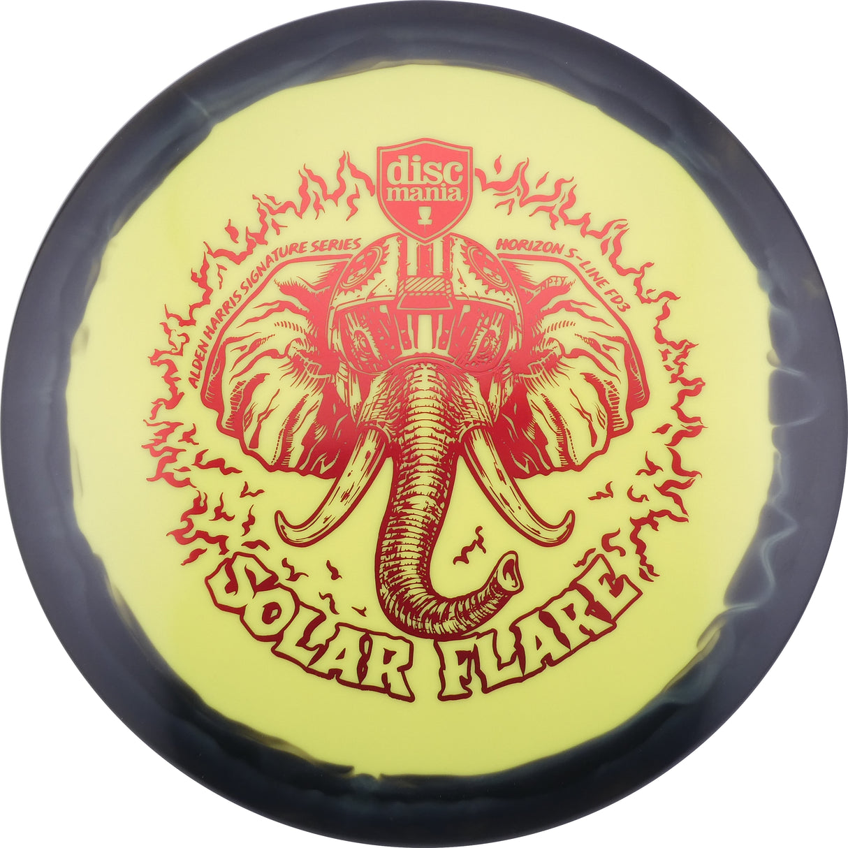 Discmania Horizon S-Line FD3 - Alden Harris Signature Series "Solar Flare" 173-176g control driver disc golf disc