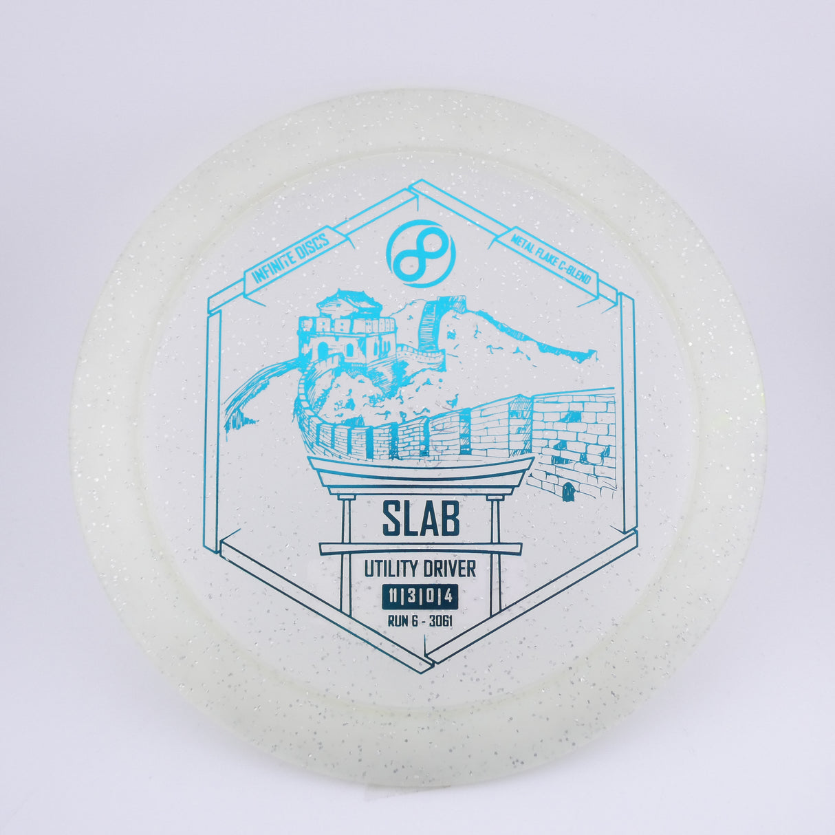 Infinite Metal Flake C-Blend Slab 173-176g distance driver disc golf disc