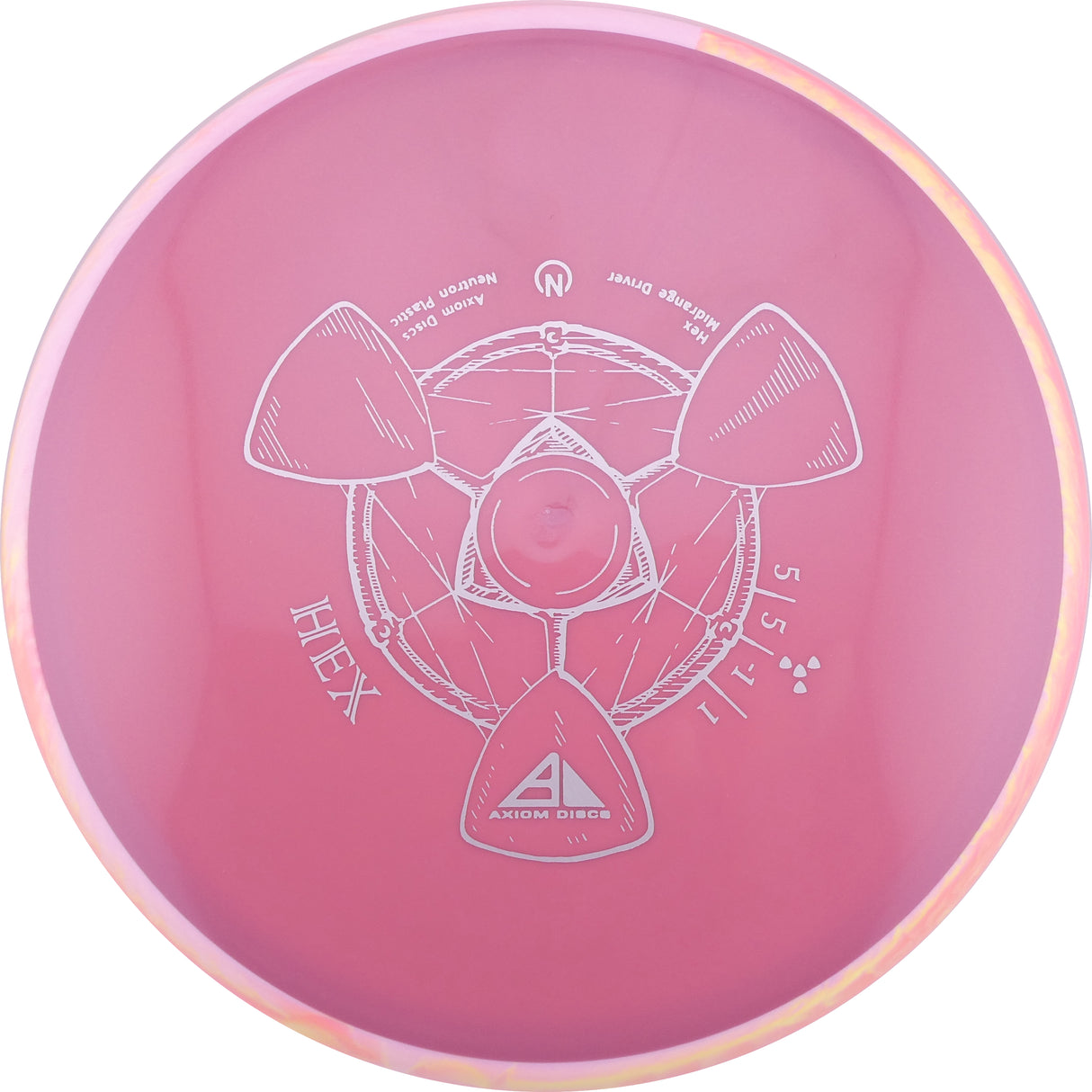 Axiom Neutron Hex 170-175g midrange disc golf disc