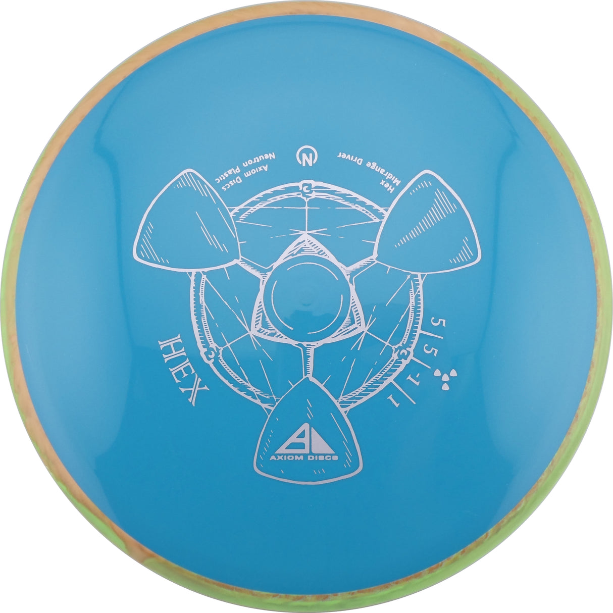 Axiom Neutron Hex 176-179g midrange disc golf disc
