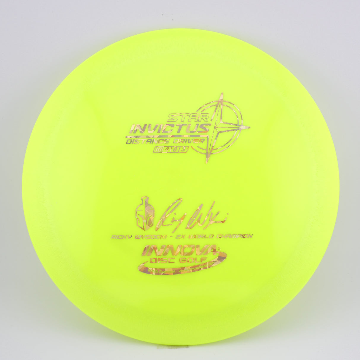 Innova Star Invictus Distance Driver Ricky Wysocki Signature Series 166-169g disc golf disc