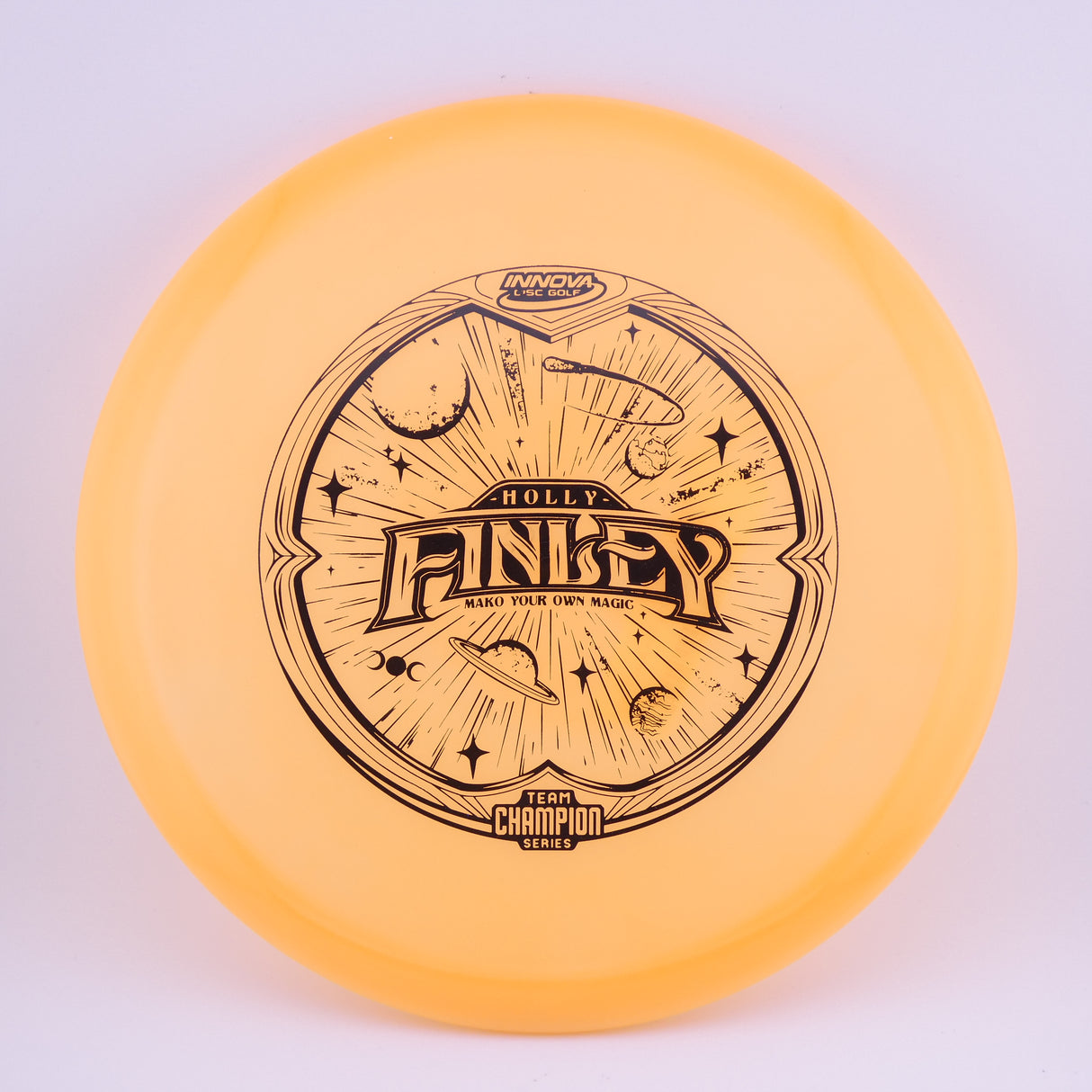 Innova Champion Color Glow Mako 3 Holly Finley (Tour Series) 160-164g Orange midrange disc golf disc