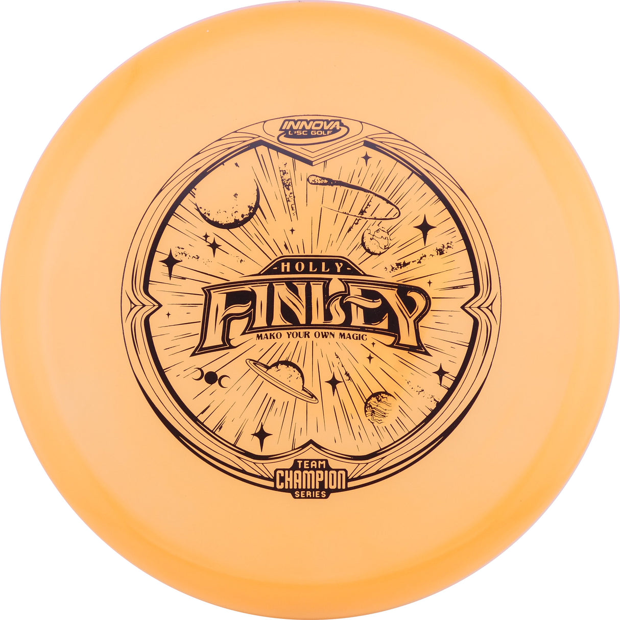 Innova Champion Color Glow Mako 3 Holly Finley (Tour Series) 160-164g Orange midrange disc golf disc