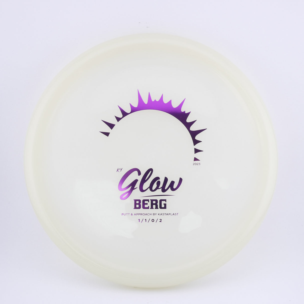 Kastaplast K1 Glow Berg putt & approach disc disc golf disc