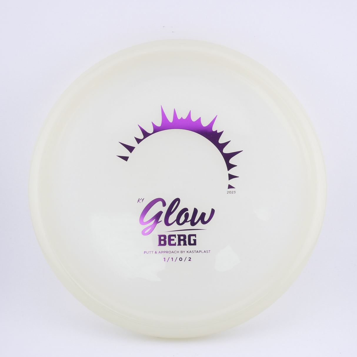 Kastaplast K1 Glow Berg putt & approach disc disc golf disc