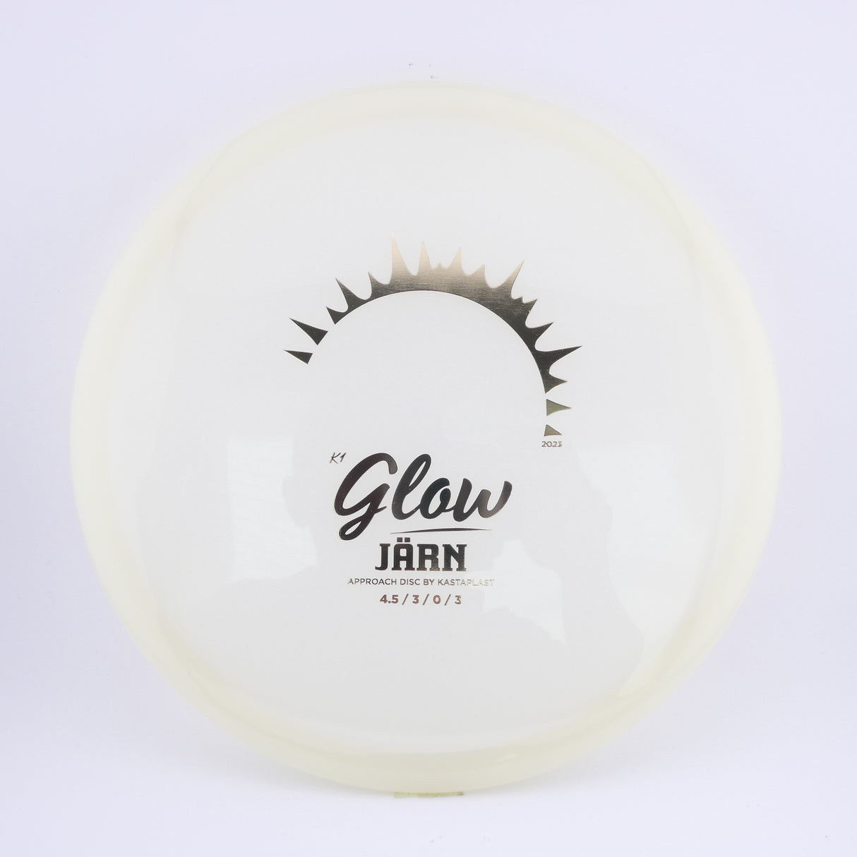 Kastaplast K1 Glow Jarn midrange disc golf disc