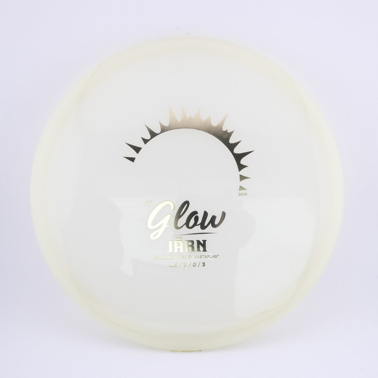 Kastaplast K1 Glow Jarn midrange disc golf disc