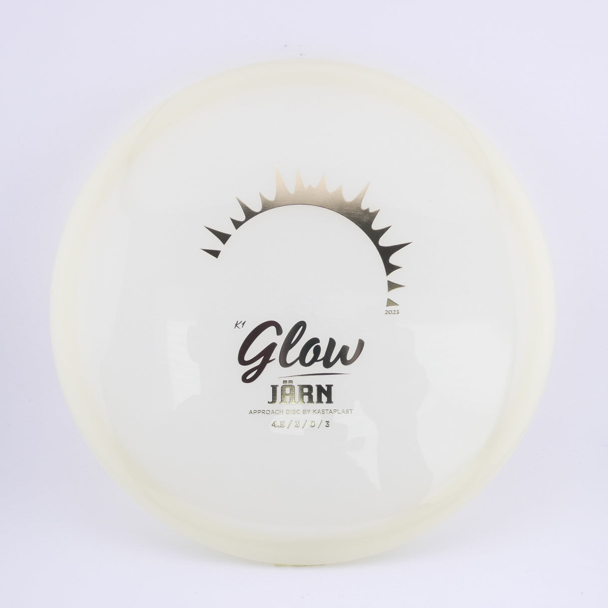Kastaplast K1 Glow Jarn midrange disc golf disc