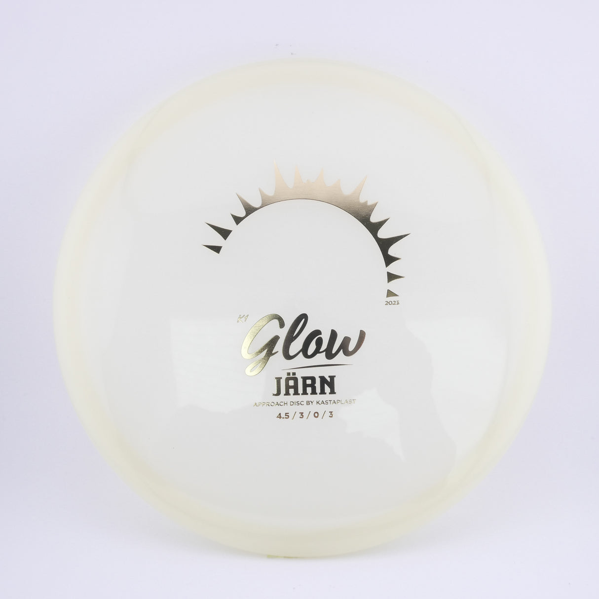 Kastaplast K1 Glow Jarn midrange disc golf disc