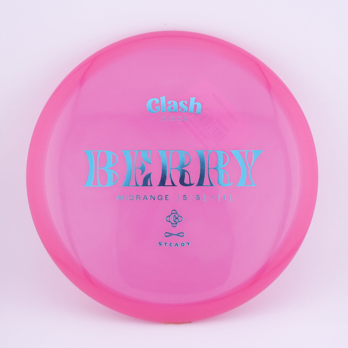 Clash Discs Steady Berry slightly understable midrange disc golf disc