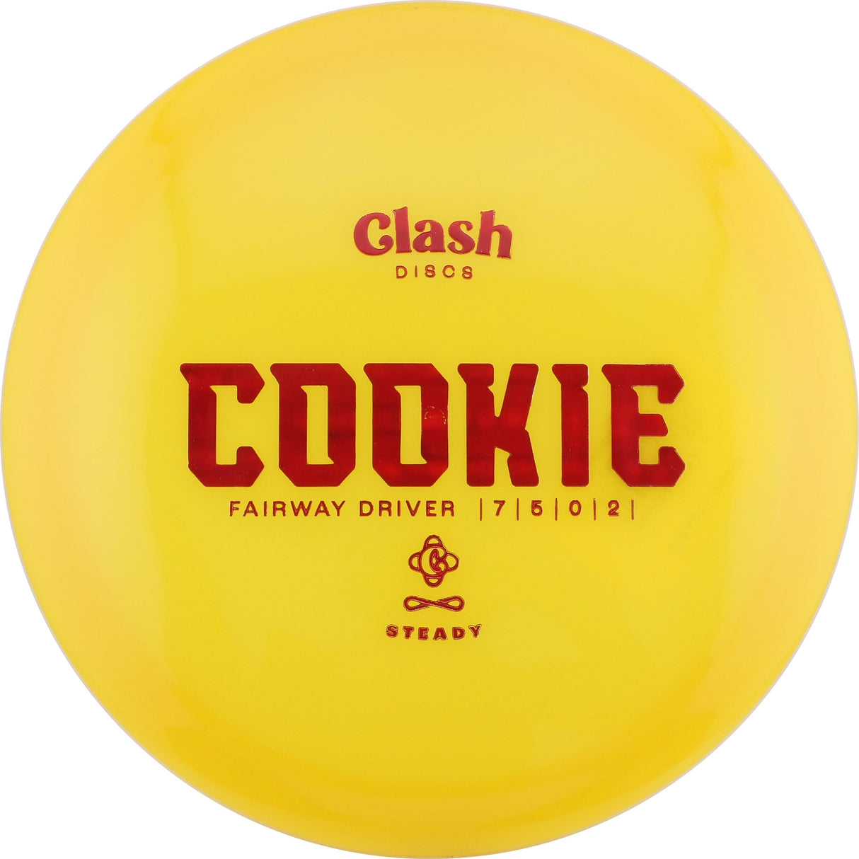 Clash Discs Steady Cookie slightly overstable fairway driver disc golf disc