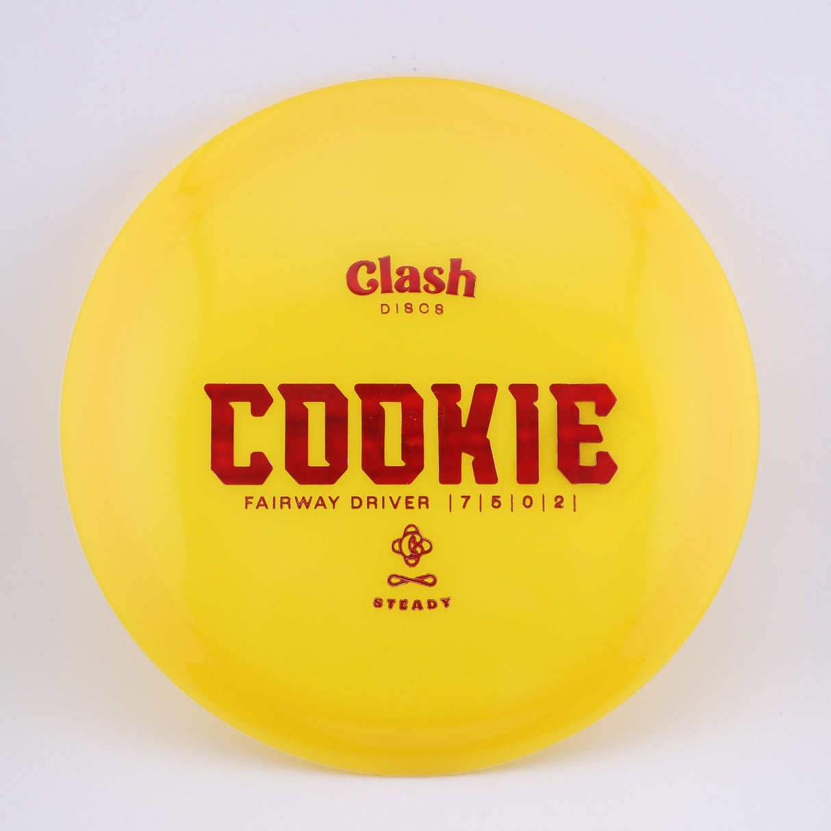 Clash Discs Steady Cookie slightly overstable fairway driver disc golf disc