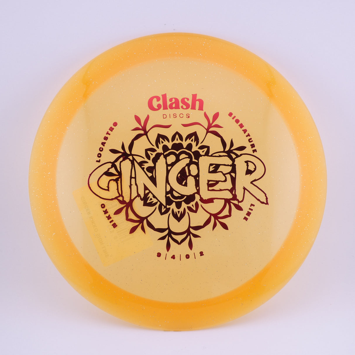 Clash Discs Steady Ginger slightly overstable control driver disc golf disc