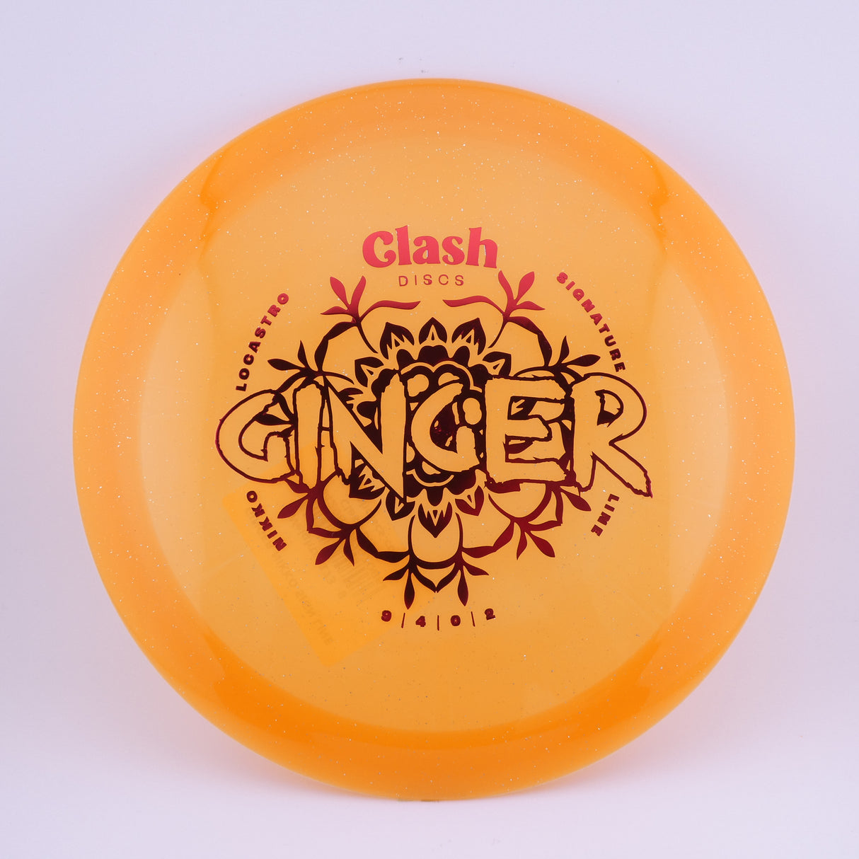 Clash Discs Steady Ginger slightly overstable control driver disc golf disc