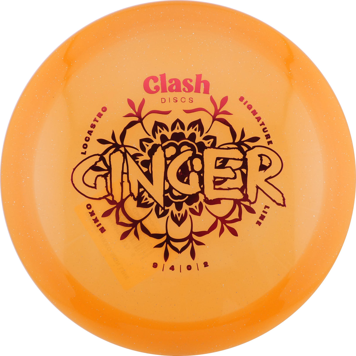 Clash Discs Steady Ginger slightly overstable control driver disc golf disc
