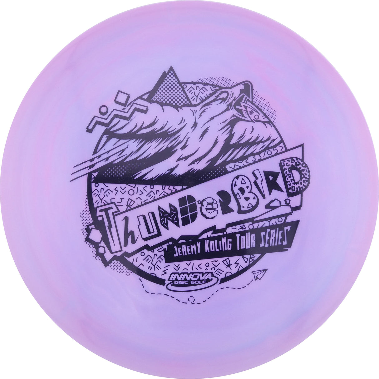 Innova Star Thunderbird Jeremy Koling (Tour Series) 173-175g Black Stamp control driver disc golf disc