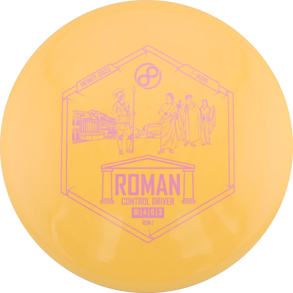 Infinite I-Blen Roman 166-169g overstable control driver disc golf disc