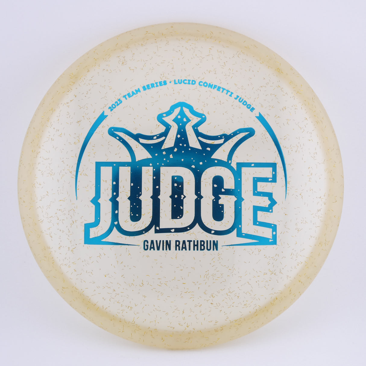 Dynamic Discs Lucid Confetti Judge V2 - Gavin Rathbun 173-176g stable putt & approach disc disc golf disc