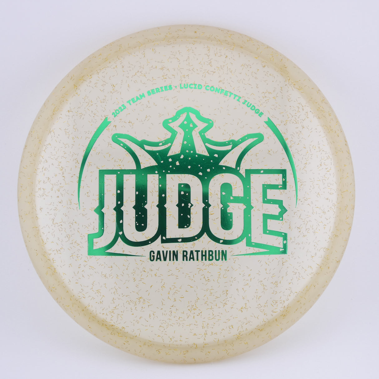 Dynamic Discs Lucid Confetti Judge V2 - Gavin Rathbun 173-176g stable putt & approach disc disc golf disc