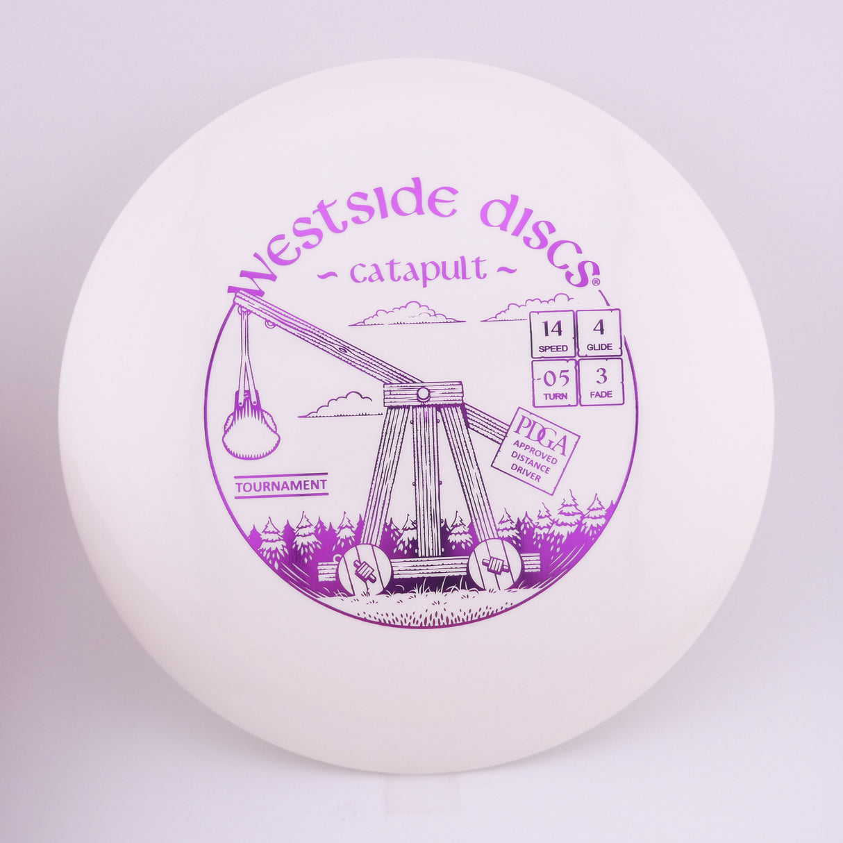 Westside Discs Tournament Catapult 160-169g distance driver disc golf disc