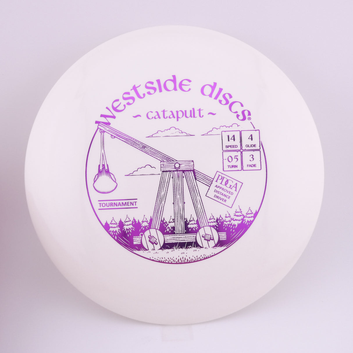 Westside Discs Tournament Catapult 160-169g distance driver disc golf disc