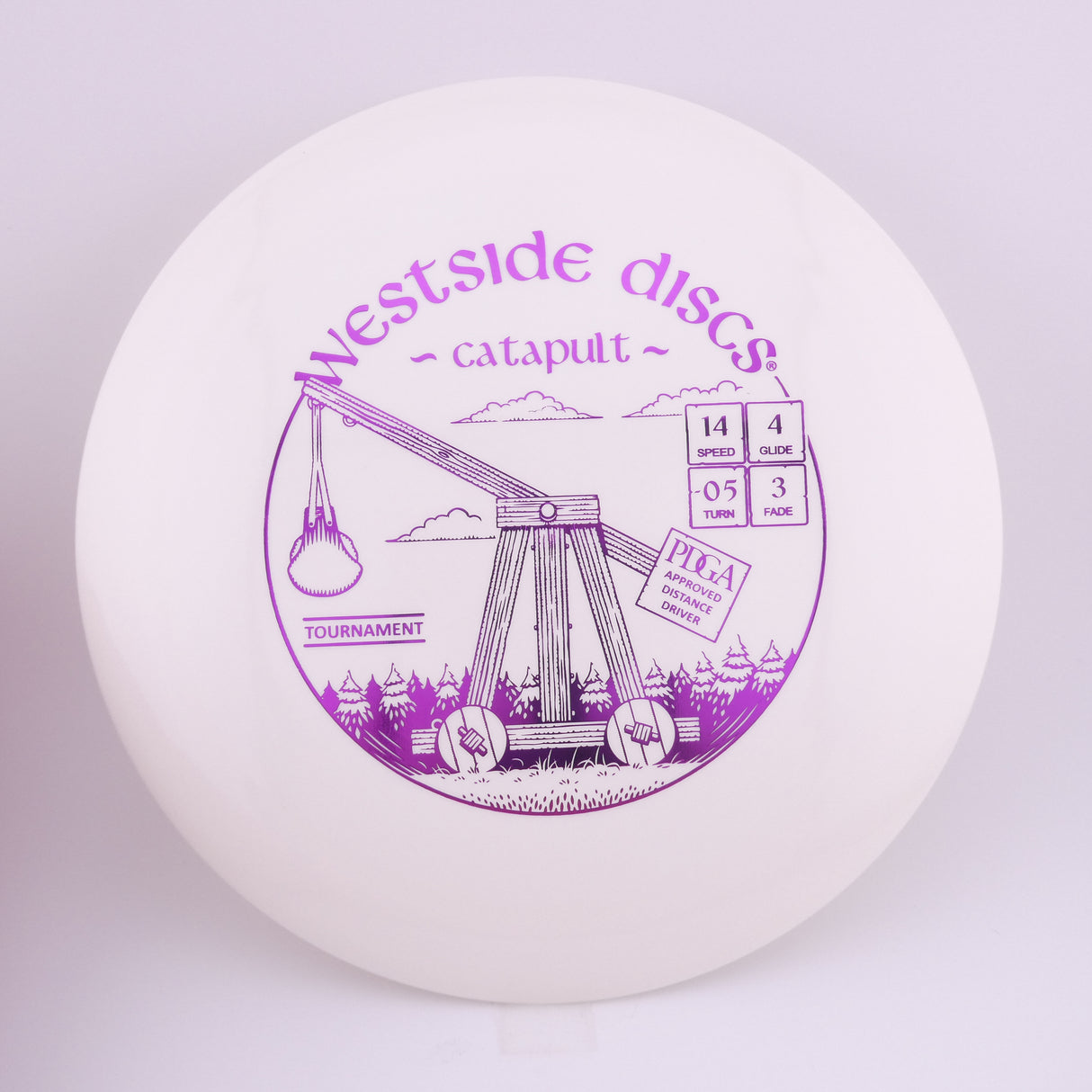 Westside Discs Tournament Catapult 160-169g distance driver disc golf disc