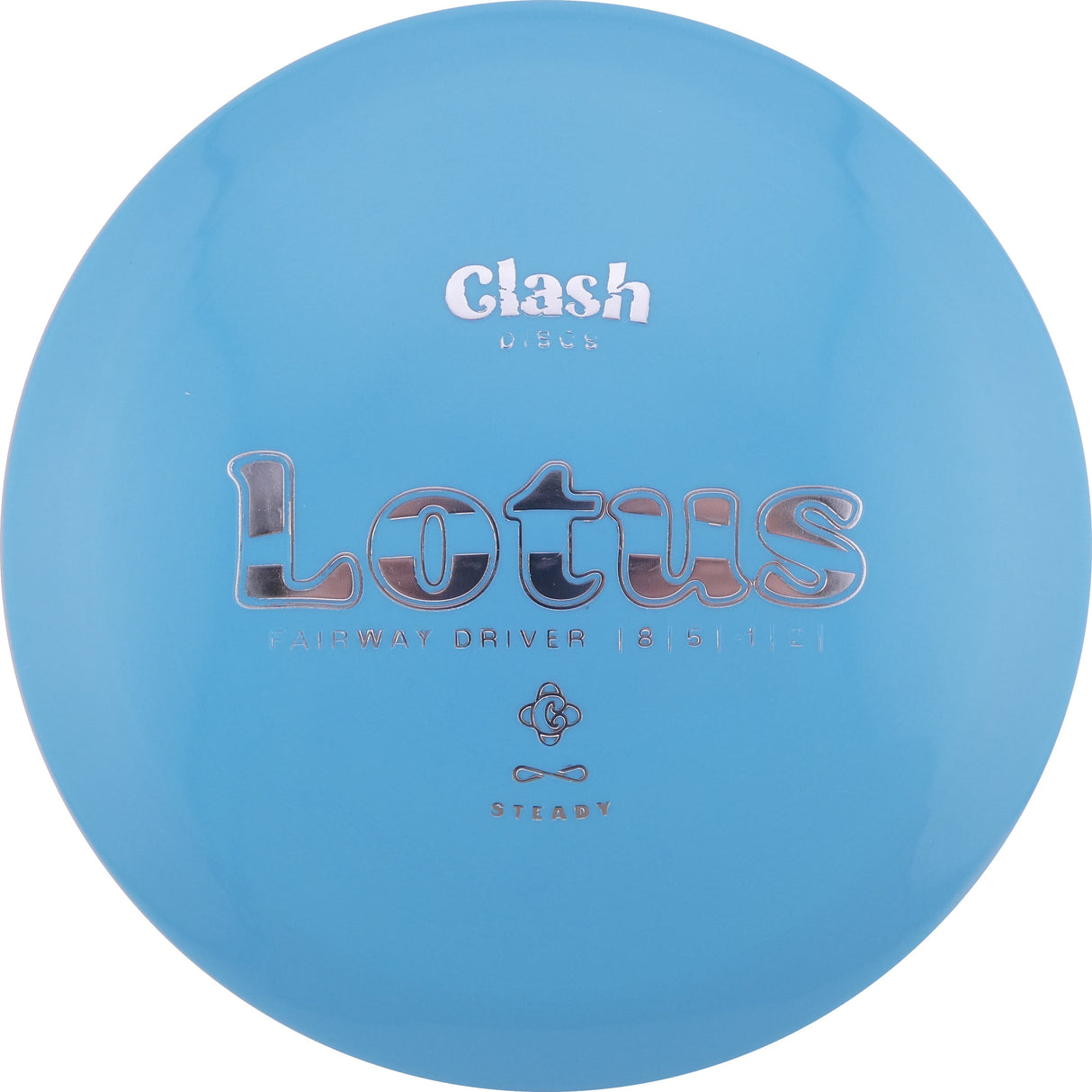 Clash Discs Steady Lotus 173-176g stable control driver disc golf disc