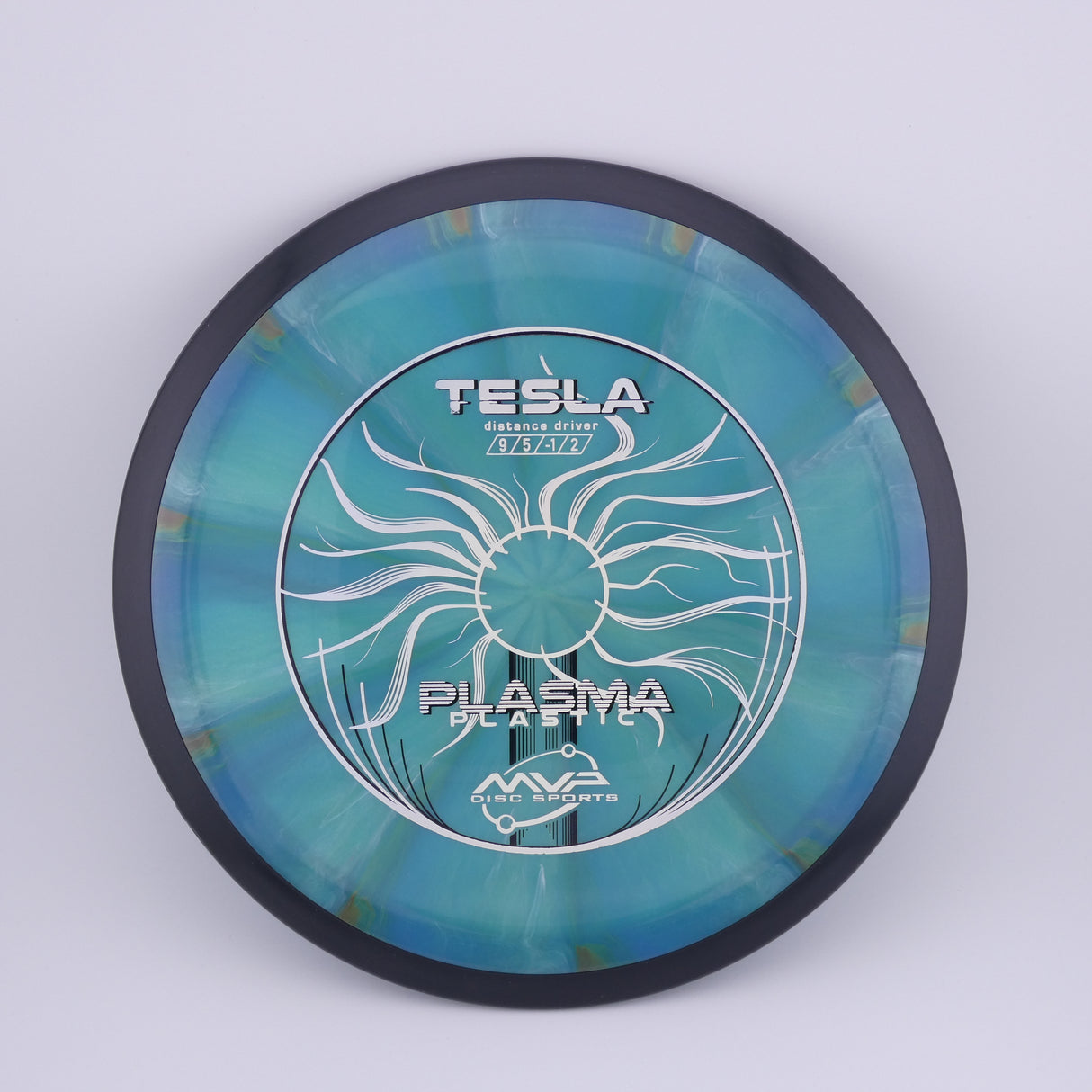 MVP Plasma Tesla 170-175g slightly overstable distance driver disc golf disc