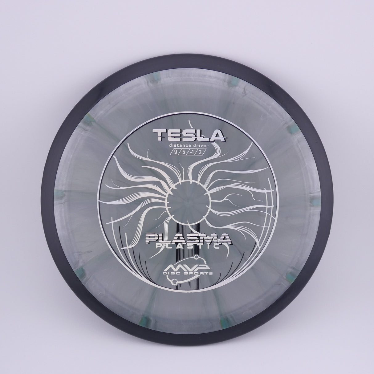 MVP Plasma Tesla 170-175g slightly overstable distance driver disc golf disc