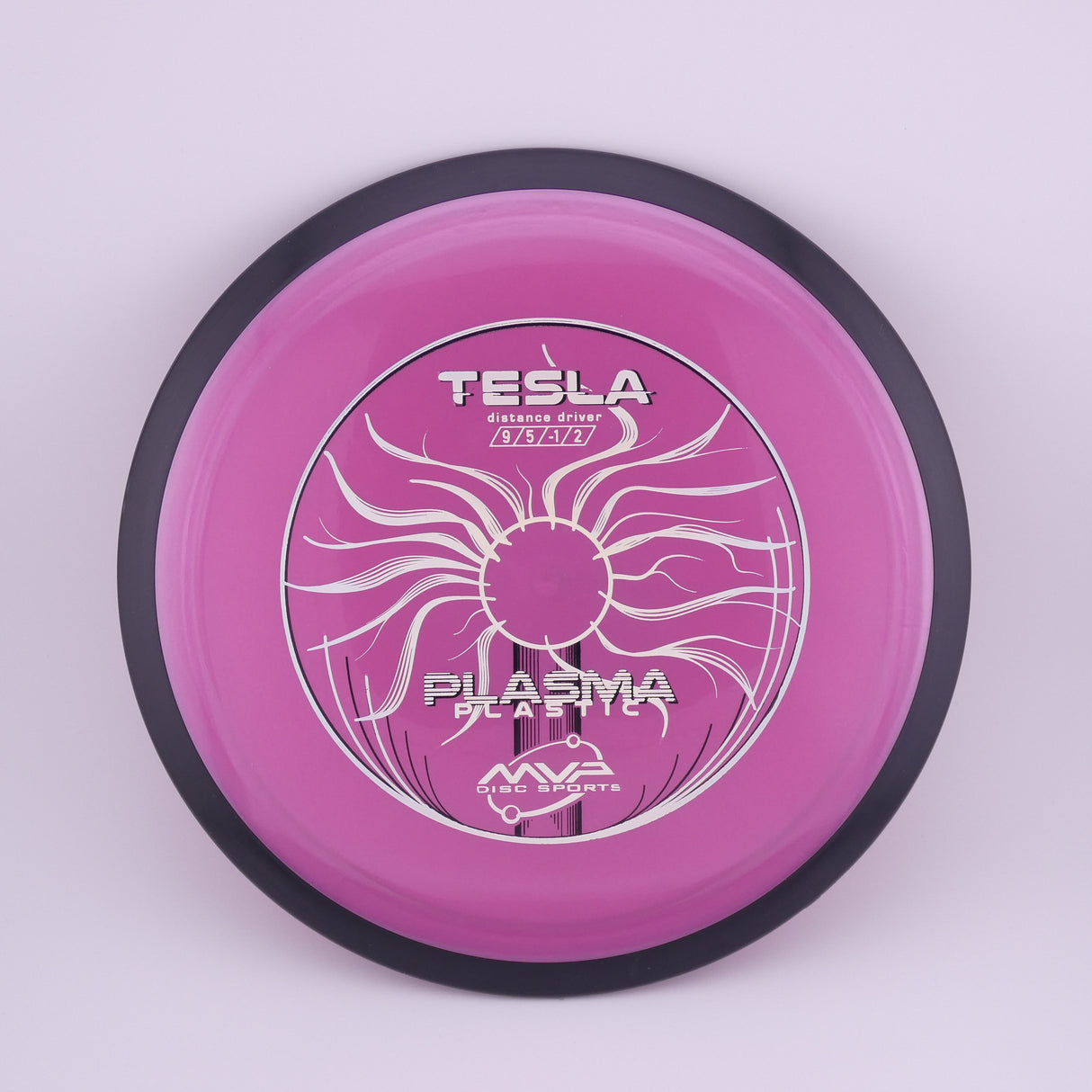 MVP Plasma Tesla 170-175g slightly overstable distance driver disc golf disc