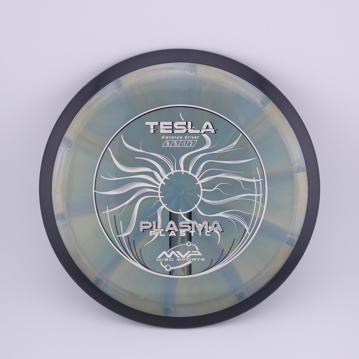 MVP Plasma Tesla 170-175g slightly overstable distance driver disc golf disc