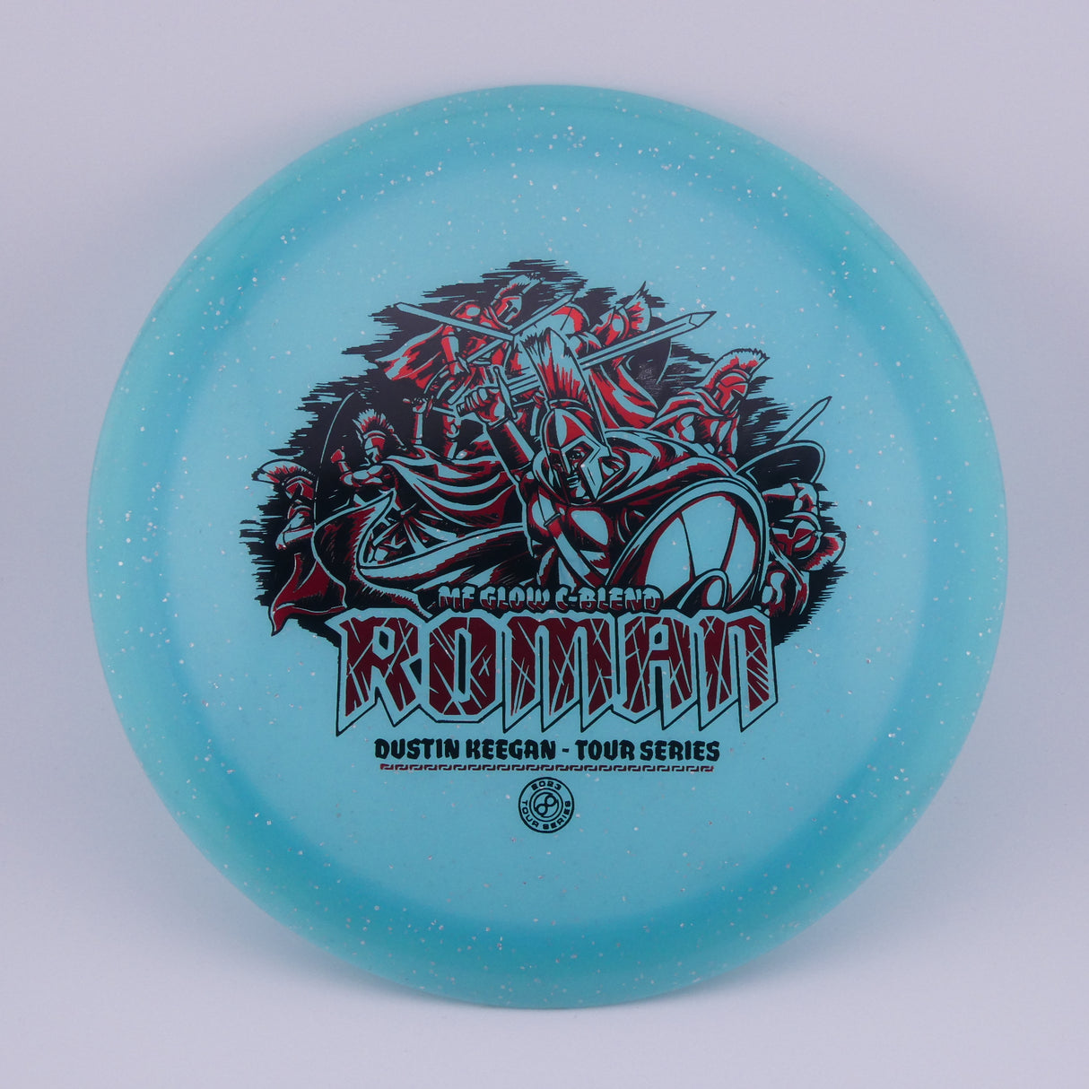 Infinite Metal Flake Glow C-Blend Roman - Dustin Keegan Signature 173-175g overstable control driver disc golf disc