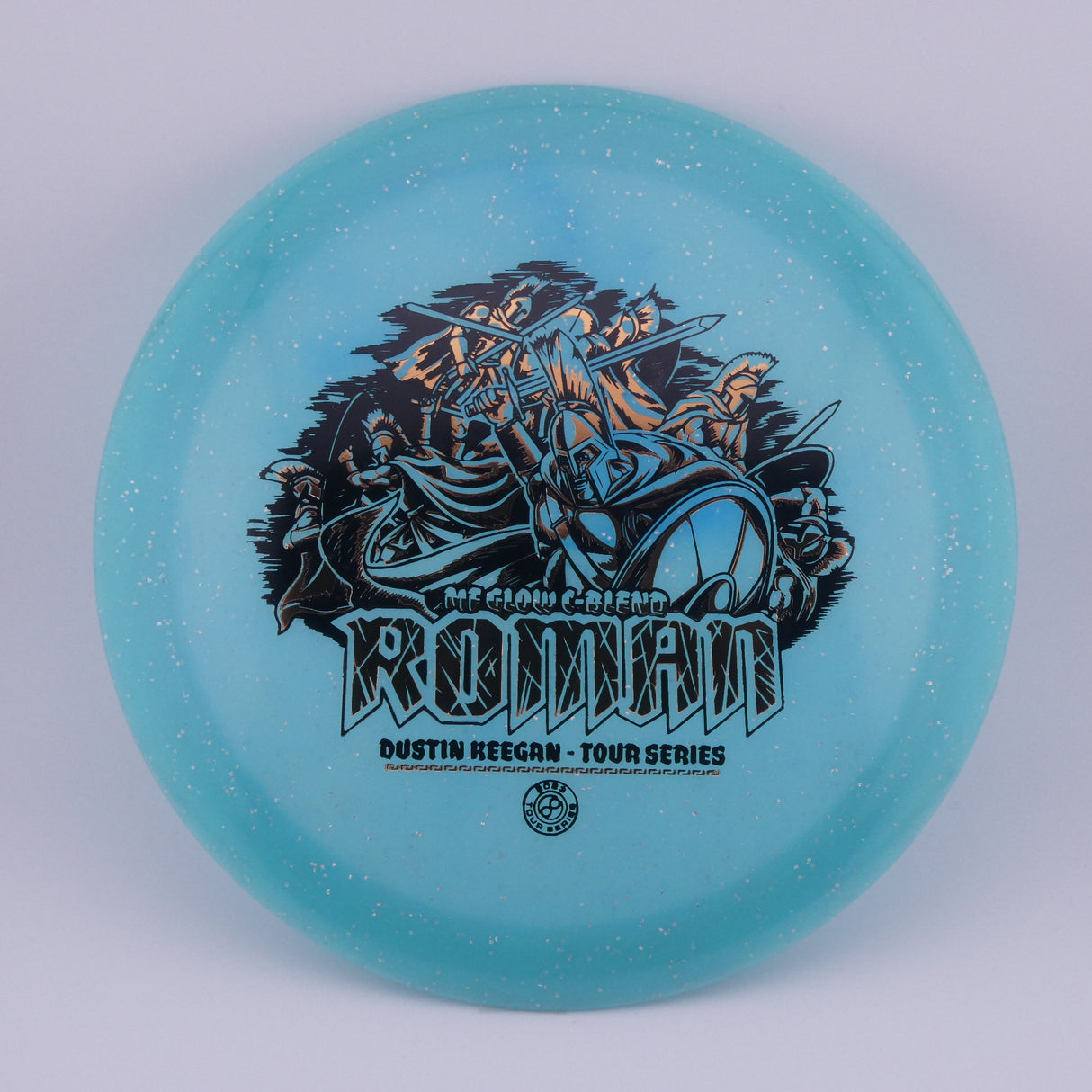 Infinite Metal Flake Glow C-Blend Roman - Dustin Keegan Signature 173-175g overstable control driver disc golf disc