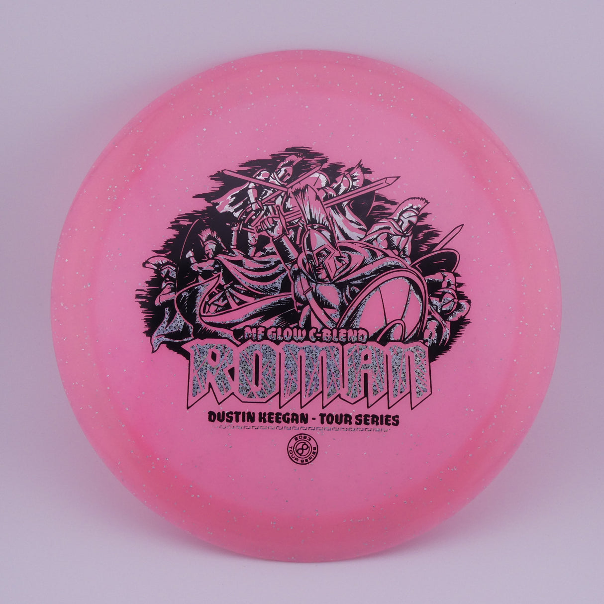 Infinite Metal Flake Glow C-Blend Roman - Dustin Keegan Signature 173-175g overstable control driver disc golf disc