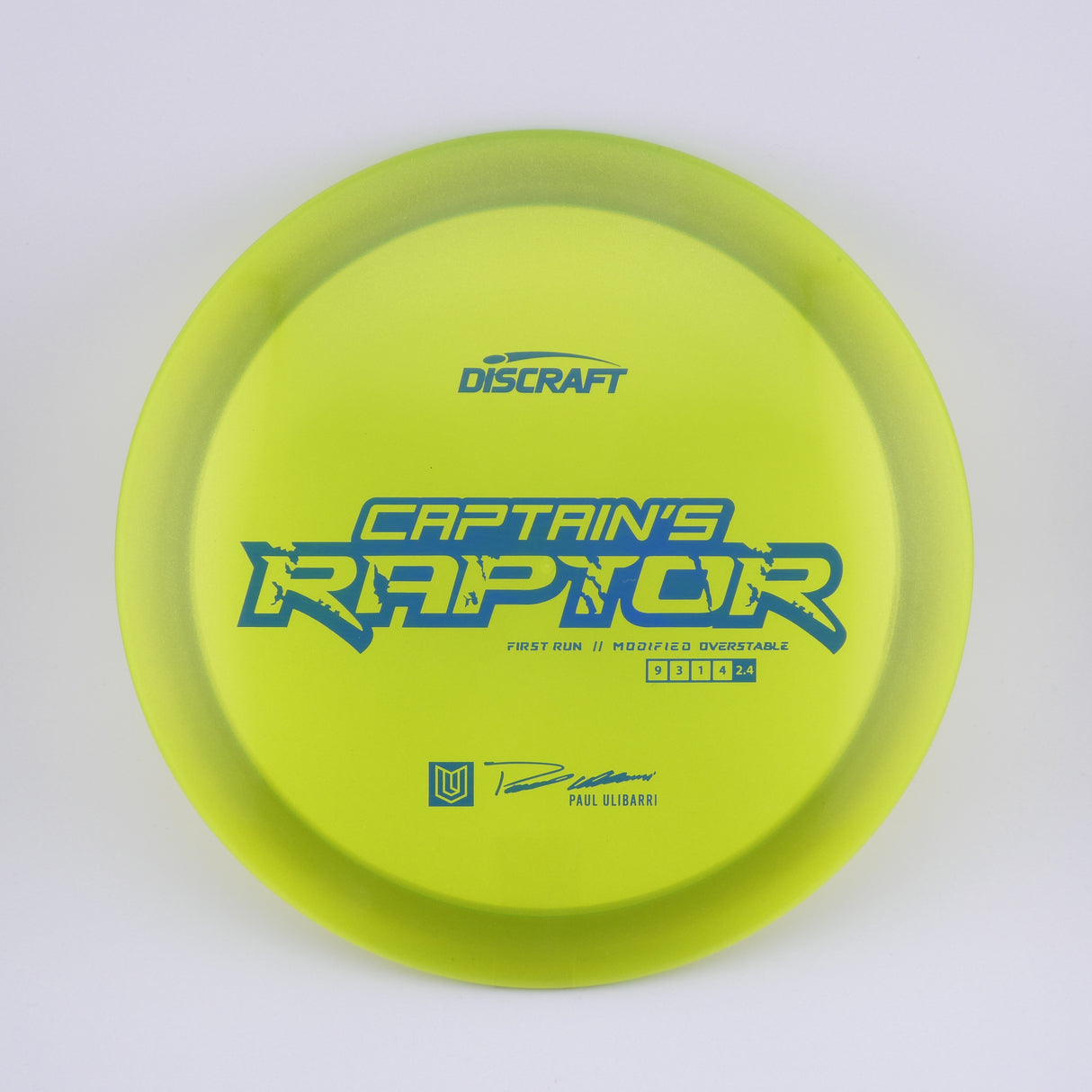 1st Run Captain's Raptor - Special Blend Z