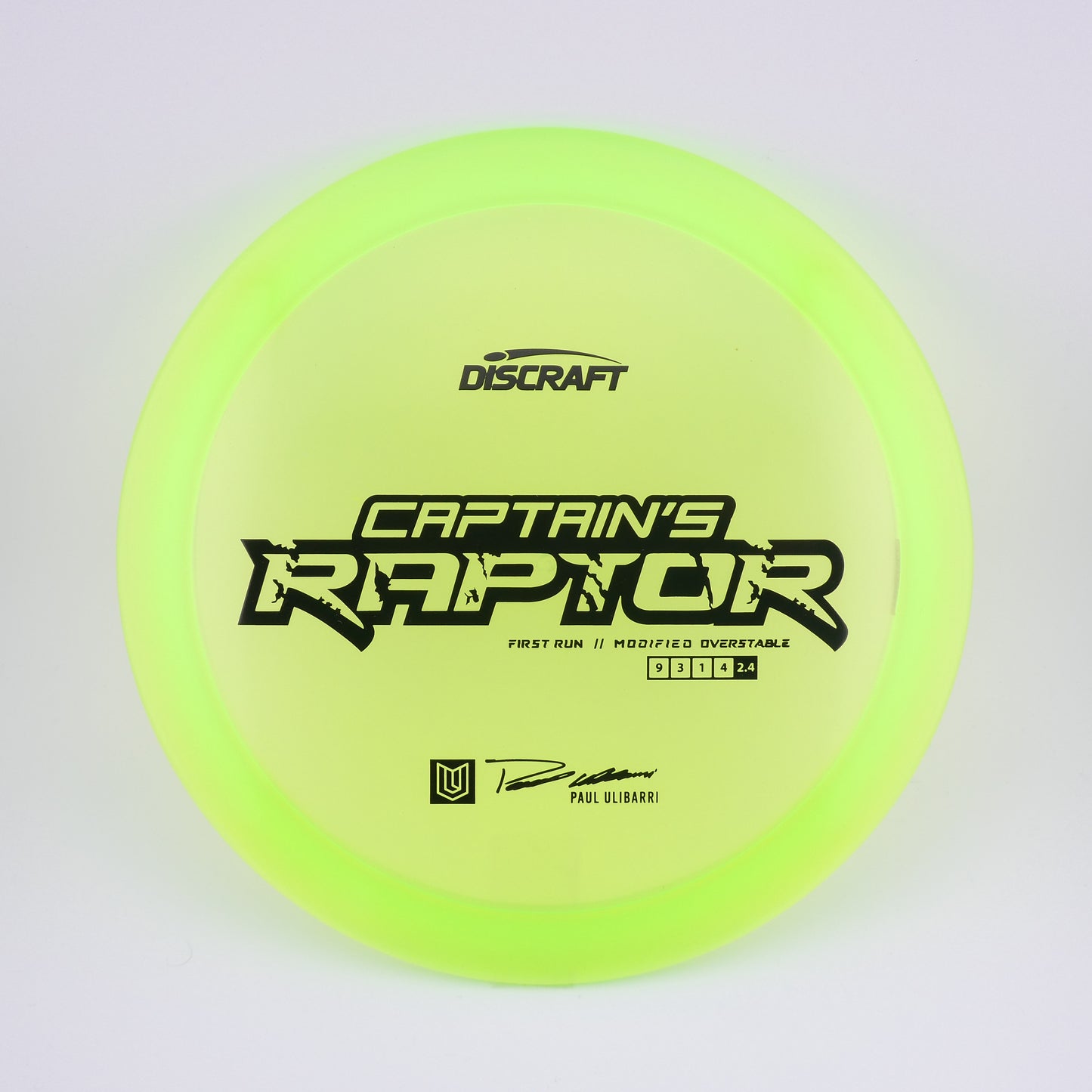 1st Run Captain's Raptor - Special Blend Z