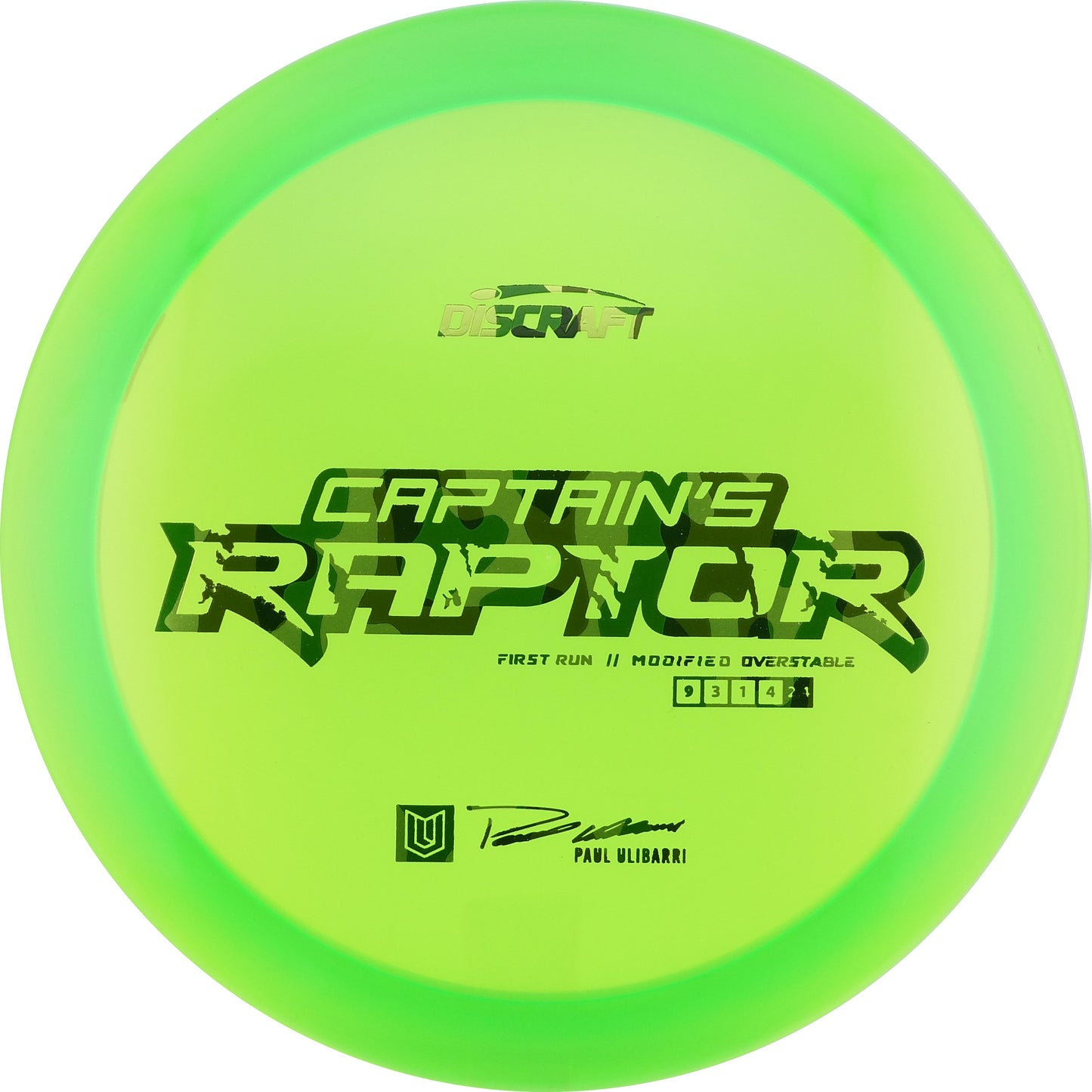 1st Run Captain's Raptor - Special Blend Z