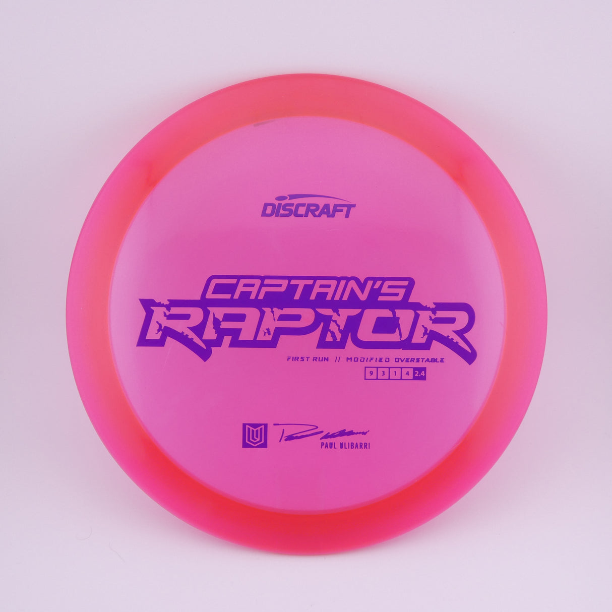 1st Run Captain's Raptor - Special Blend Z