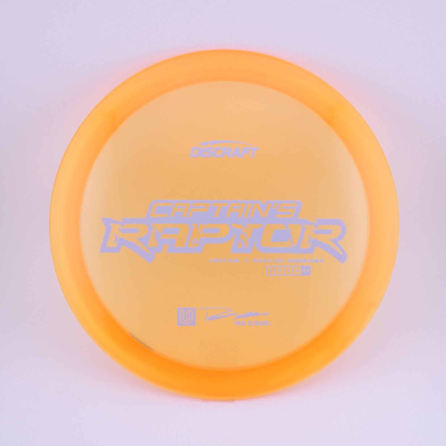 1st Run Captain's Raptor - Special Blend Z