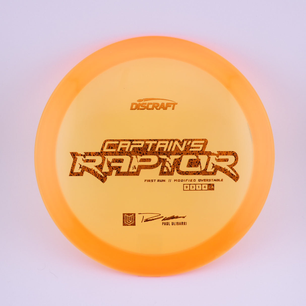 1st Run Captain's Raptor - Special Blend Z