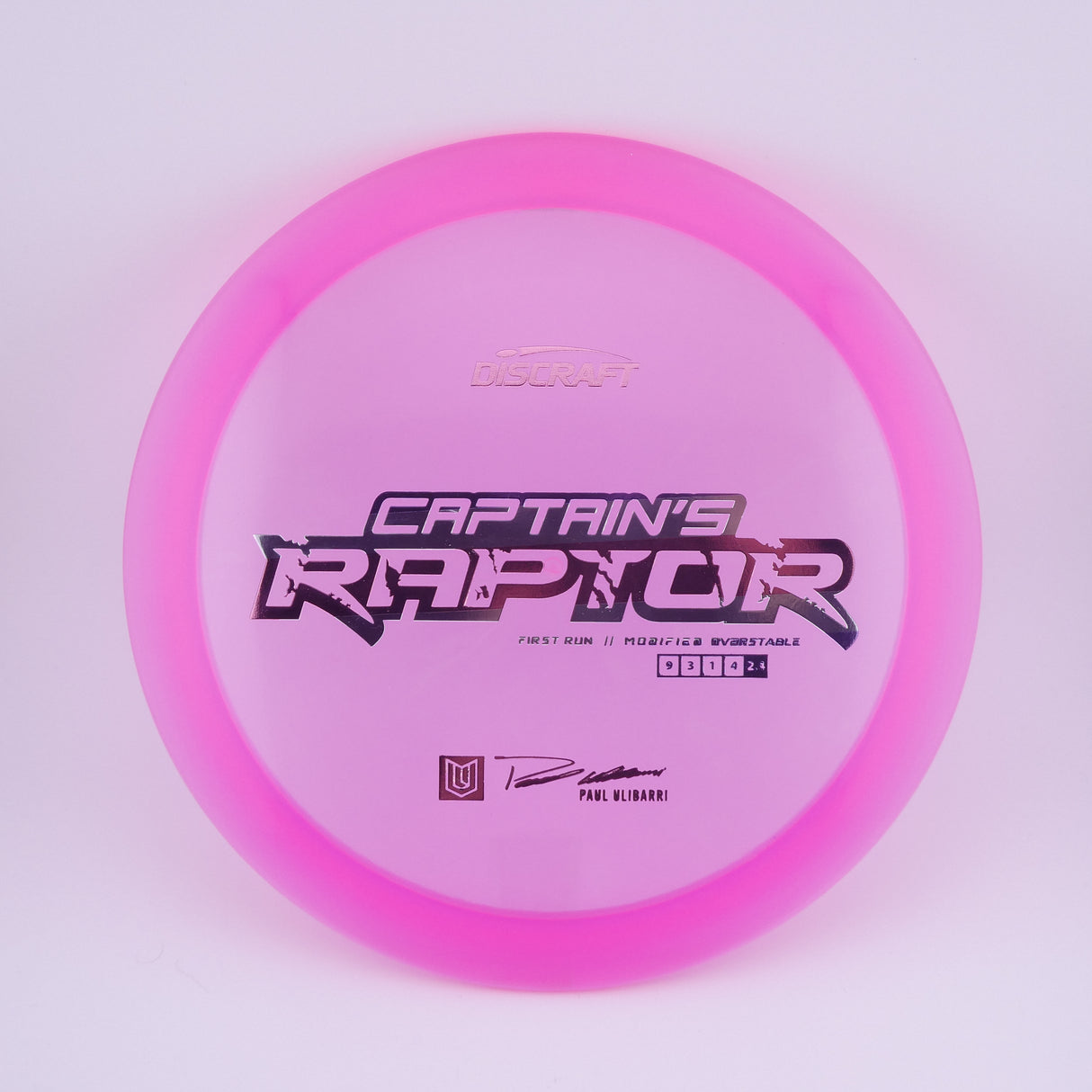 1st Run Captain's Raptor - Special Blend Z