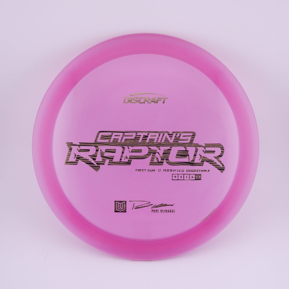 1st Run Captain's Raptor - Special Blend Z