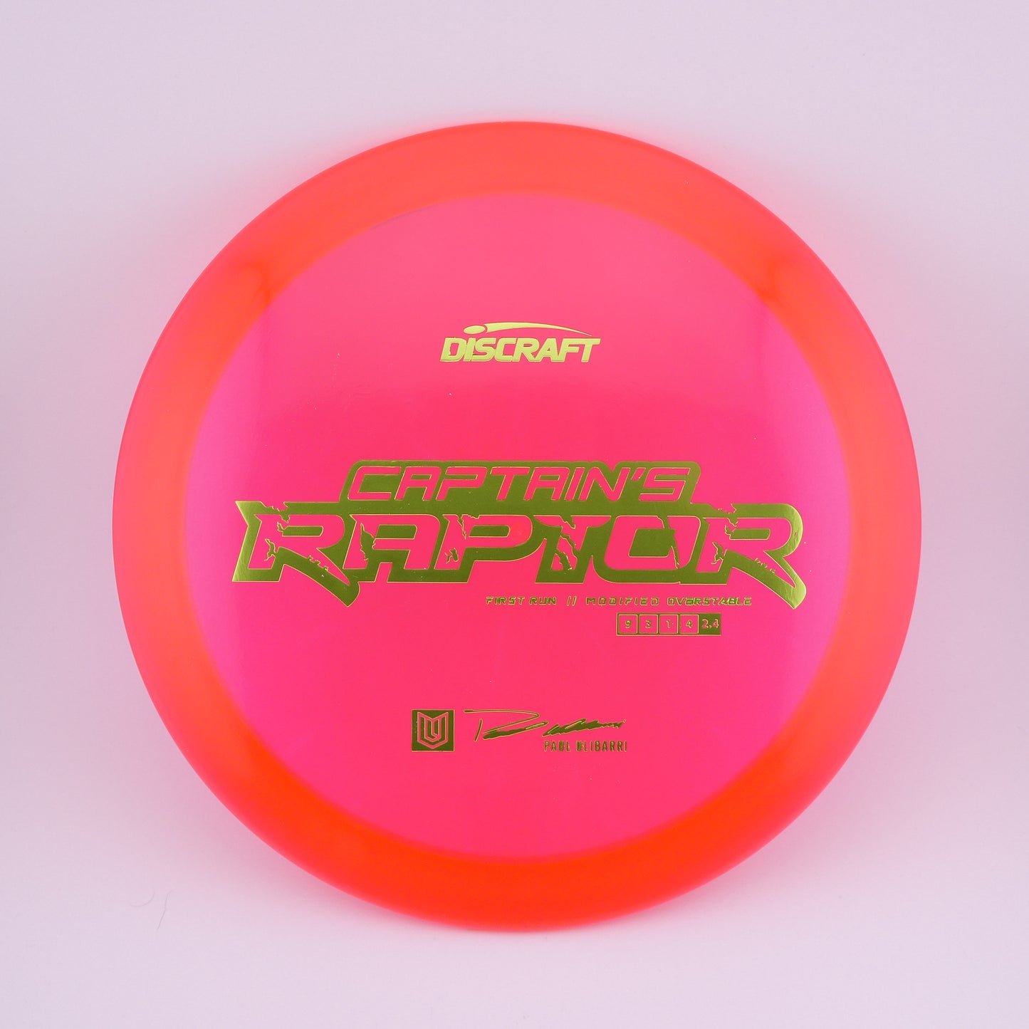 1st Run Captain's Raptor - Special Blend Z